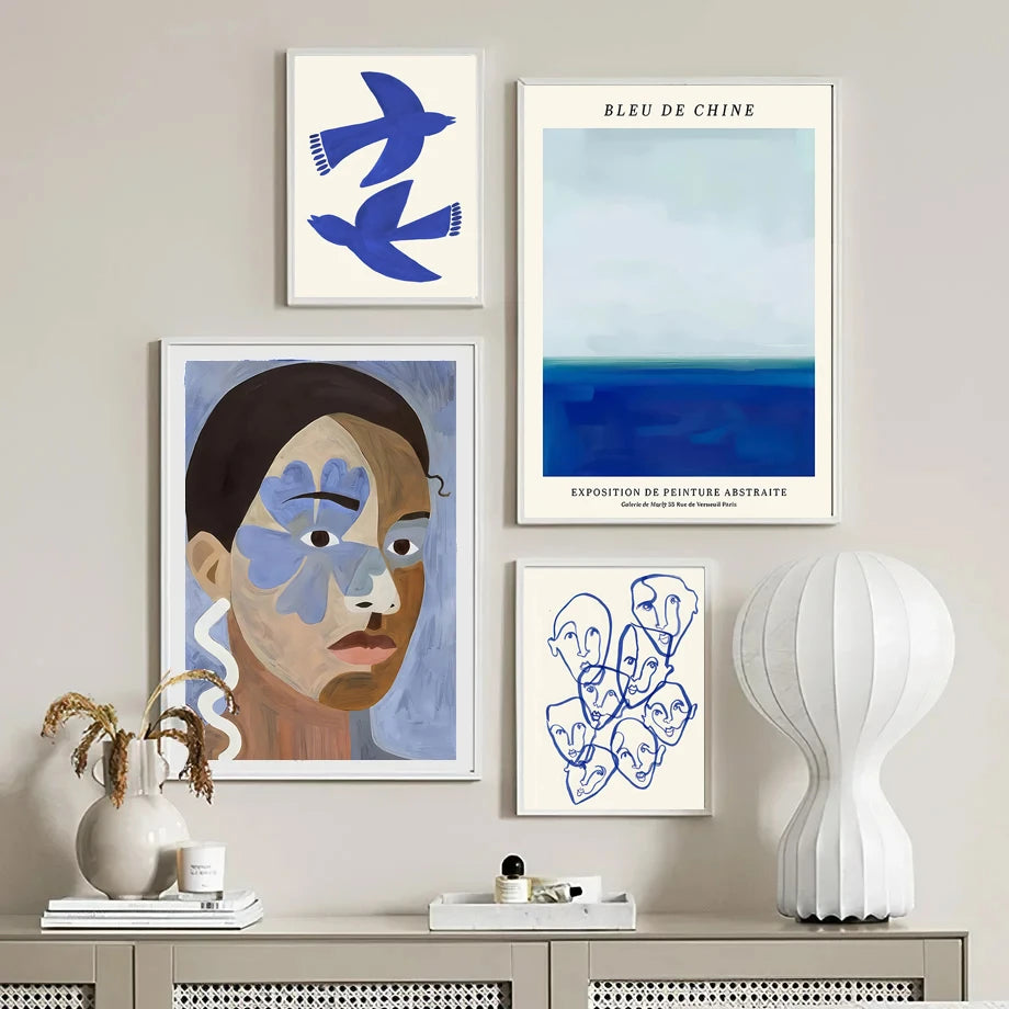 Affiche - Collection Bleu