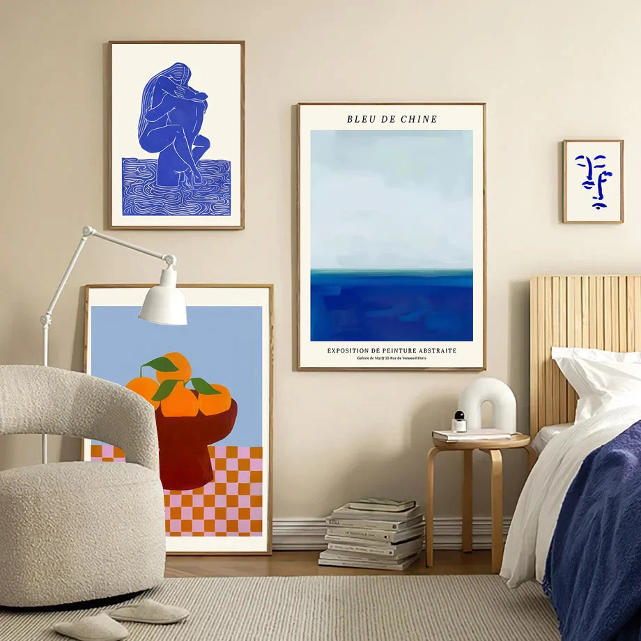 Affiche - Collection Bleu